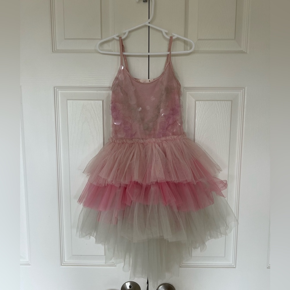 Tutu Du Monde Pink and Green Layered Dress